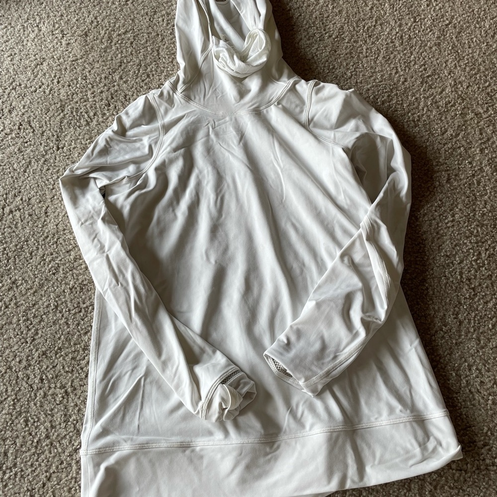 White lululemon pullover